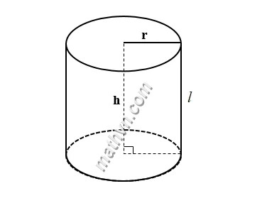 Công thức tính thể tích hình trụ