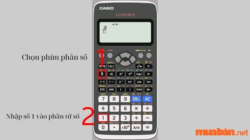 Các bước tính Cot bằng 1/Tan trên máy tính Casio FX-580VN X