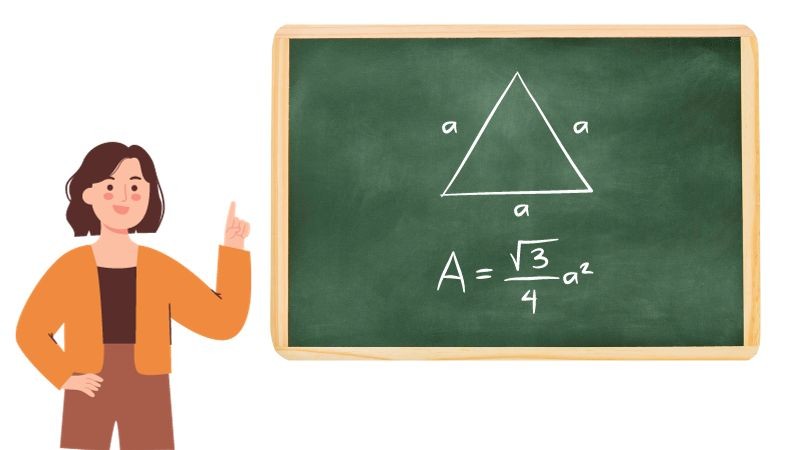Hình ảnh minh họa tam giác đều với cạnh a