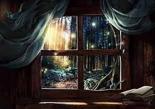 Một chiếc xe tải với avatar cuti hình chú chó con dễ thương trên cabin, đang chở đầy hàng hóa trên đường cao tốc
