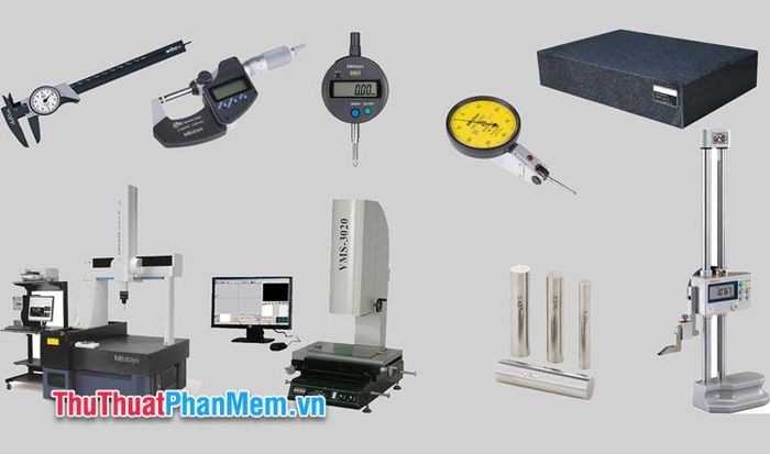 Các dụng cụ đo chiều dài và chiều rộng