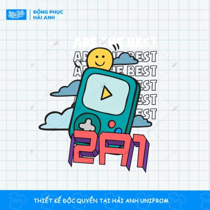 Logo lớp 6A1 hình máy game