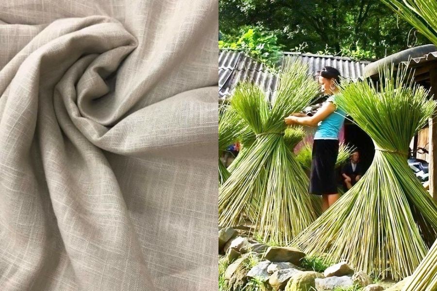Vải Lanh (Linen) thoáng khí, bền chắc, thích hợp cho mùa hè