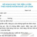 Kế hoạch học tập rèn luyện theo định hướng nghề nghiệp quan trọng