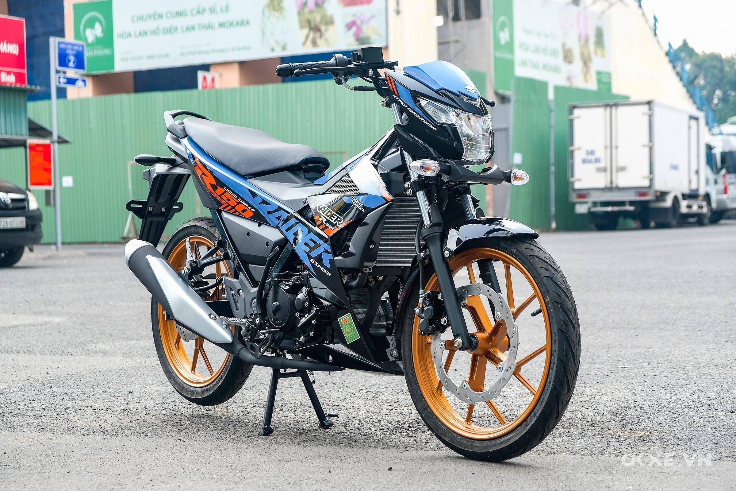 Suzuki Raider 2022 với nhiều tùy chọn màu sắc