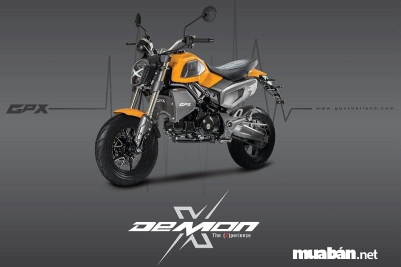 GPX Demon X 125 dòng xe minibike thu hút ngay từ cái nhìn đầu tiên