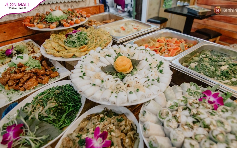 Buffet chay Mãn Tự Vegan