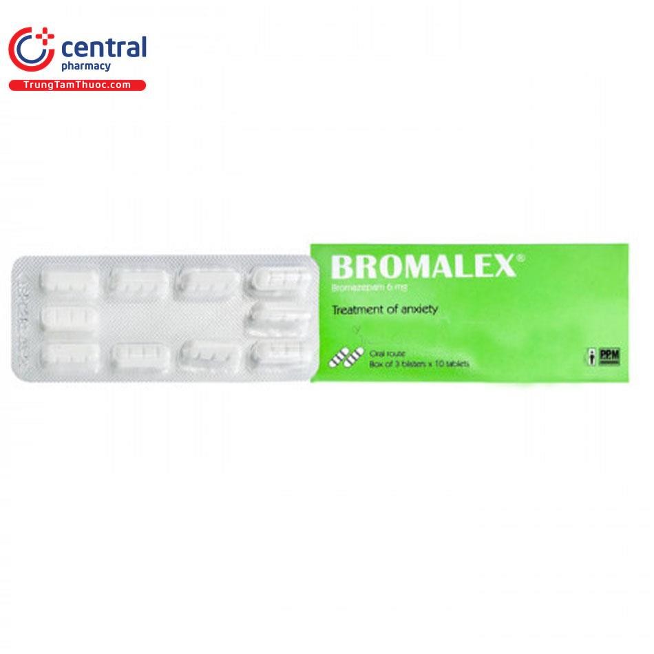 Tác dụng phụ có thể xảy ra khi dùng Bromalex 6mg