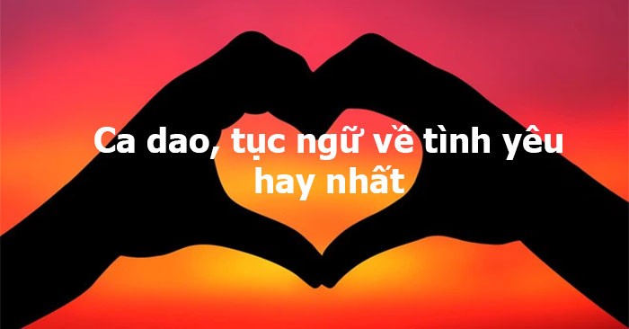 Cô gái bên hoa sen, ca dao tình yêu