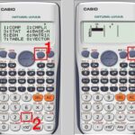 Viết chữ H trên máy tính Casio bằng phím Shift và số