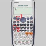 Cách viết chữ S trên máy tính Casio FX580VNX