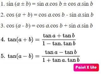 Công thức cộng lượng giác 10