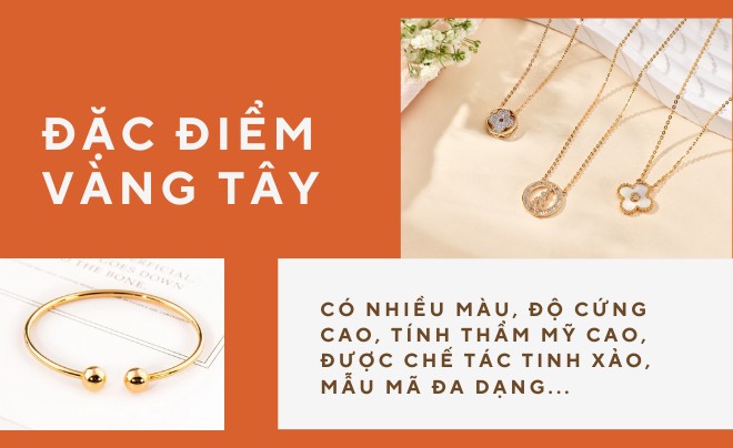 So sánh vàng 18K 750 với vàng 24K