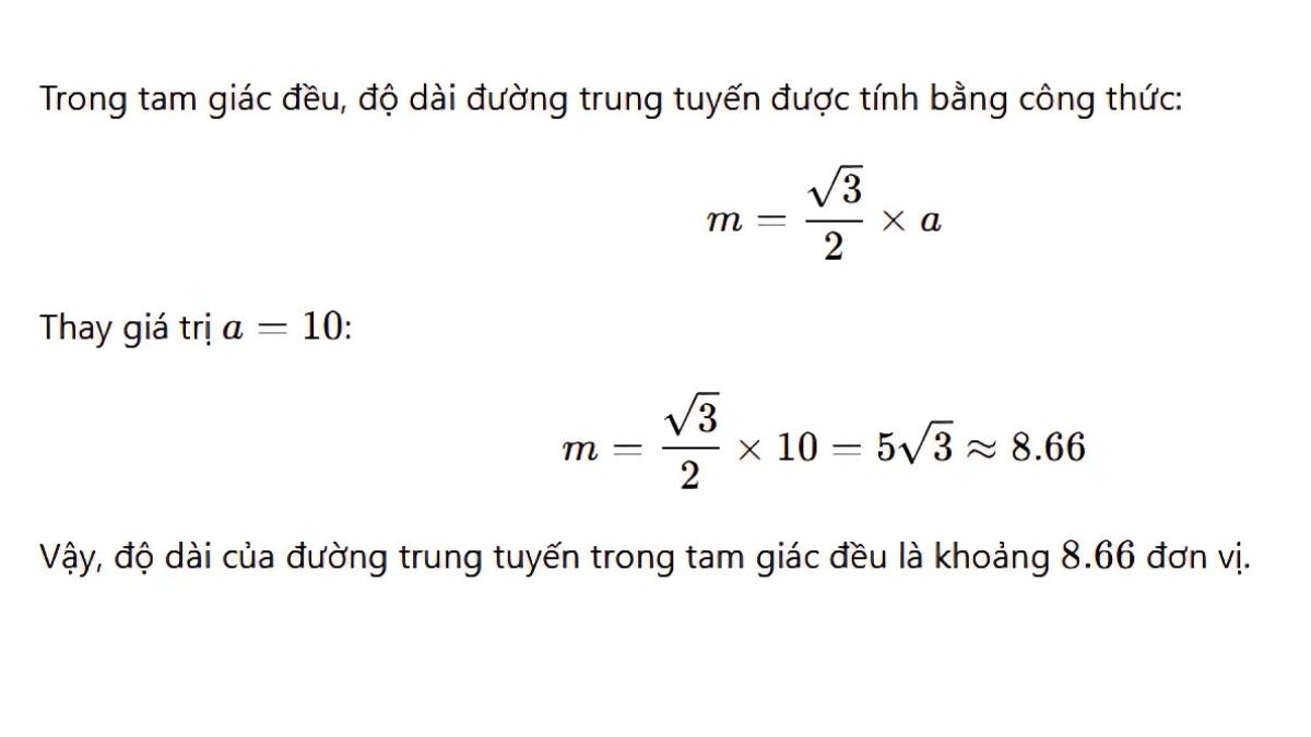 Bài tập vận dụng về đường trung tuyến