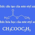 Công thức cấu tạo của Etyl Axetat