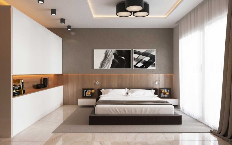Gạch ốp chân tường vân gỗ ấm áp