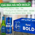 Bia Hà Nội Bold - Hương vị đậm đà dành cho giới trẻ, giá chỉ từ 13.000 đồng/lon