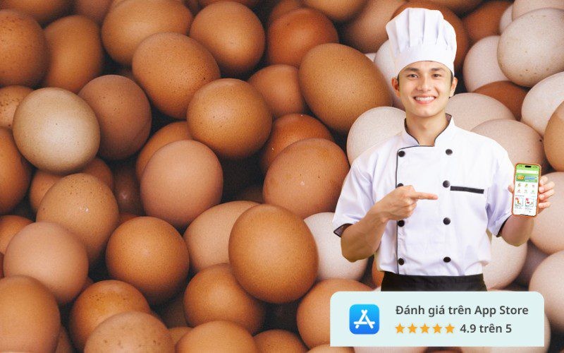 So sánh giá trứng gà công nghiệp với các loại trứng khác