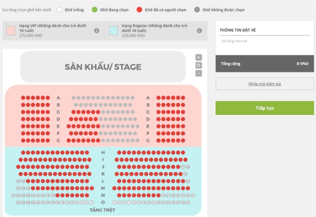 Sơ đồ chỗ ngồi Concert Blackpink 2023 tại Việt Nam (Hà Nội)
