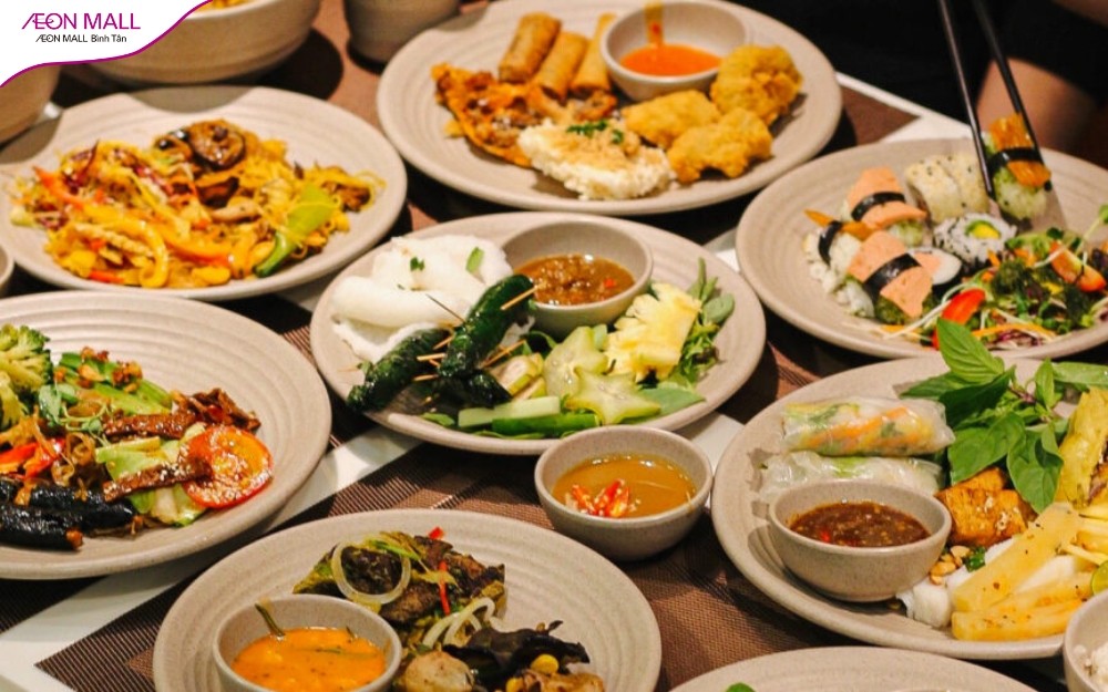 Buffet chay Claris Palace