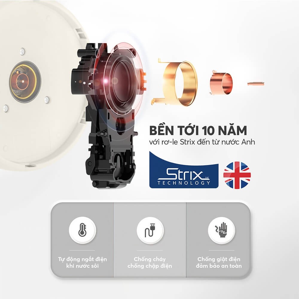 Độ bền lên đến 10 năm