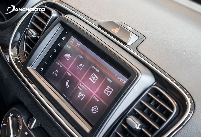 Màn hình cảm ứng 7 inch trên Kia Soluto
