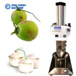 Máy gọt dừa tươi tự động giúp tiết kiệm chi phí nhân công