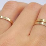 Nhẫn vàng 18K nữ trơn đơn giản, thanh lịch