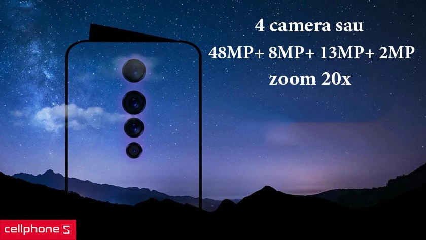 Hệ thống 4 camera sau của Oppo Reno 2