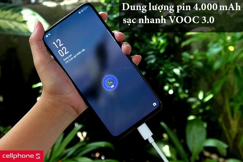 Sạc nhanh VOOC 3.0 trên Oppo Reno 2
