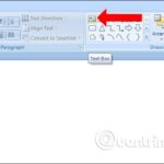 Nhấn chọn Text box