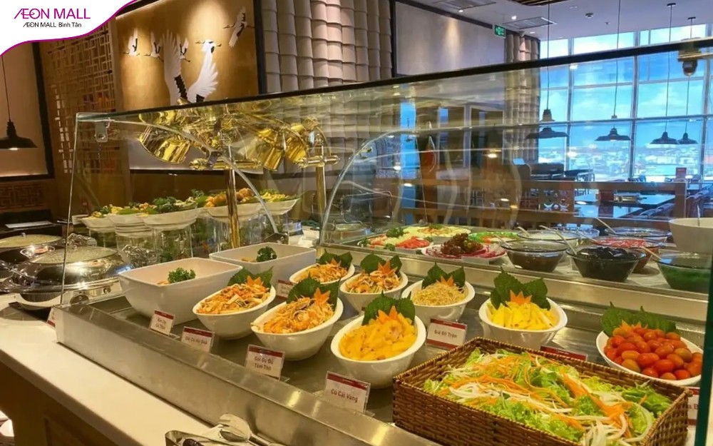 Buffet chay Nhà hàng Ấn Tâm