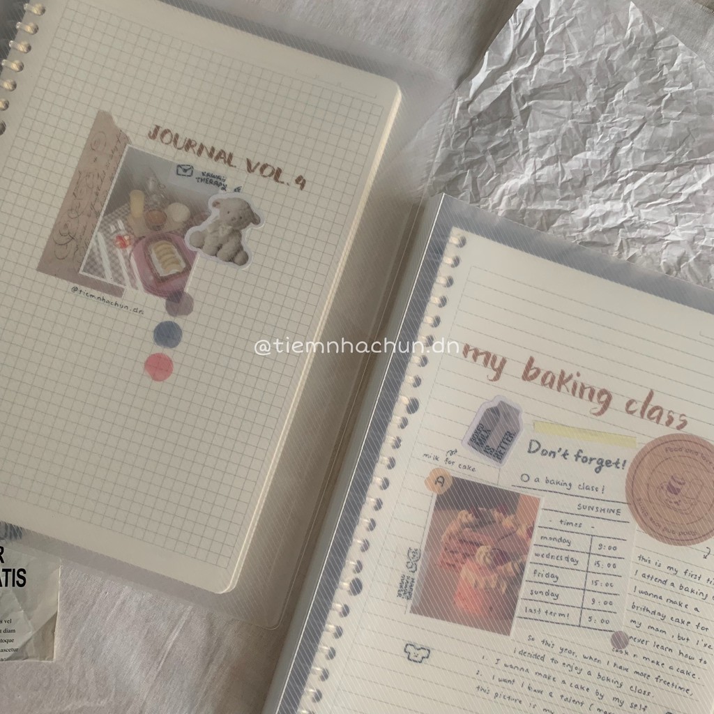 SỔ CÒNG BINDER B5 CÒNG NHỰA 26 LỖ 100 TRANG