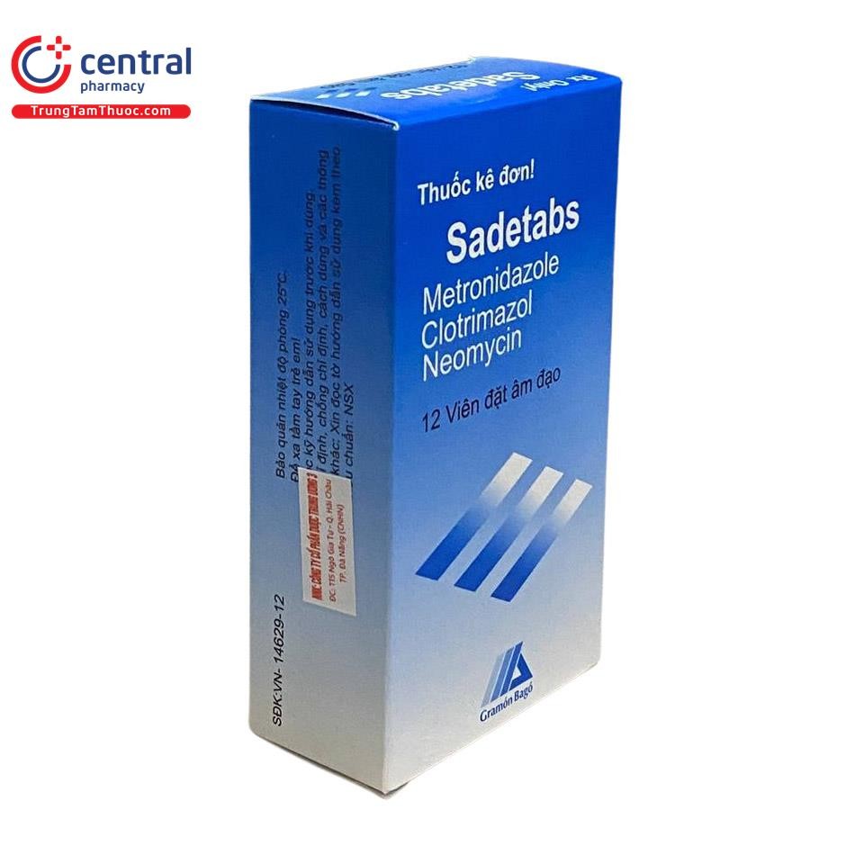 Hướng dẫn cách đặt thuốc Sadetabs đúng cách