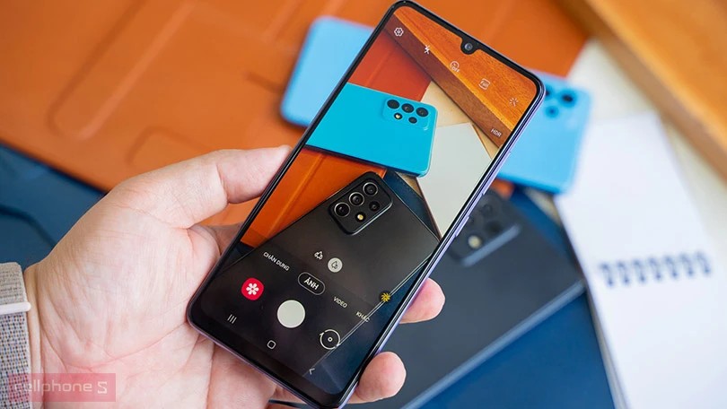 Hệ thống bốn camera sau của Samsung Galaxy A32