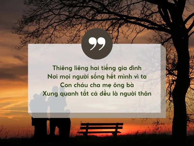 Thơ lục bát về tình cảm gia đình, thể hiện sự yêu thương và trân trọng