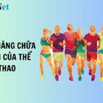 Một vận động viên đang chạy bộ trên đường phố với ánh nắng ban mai