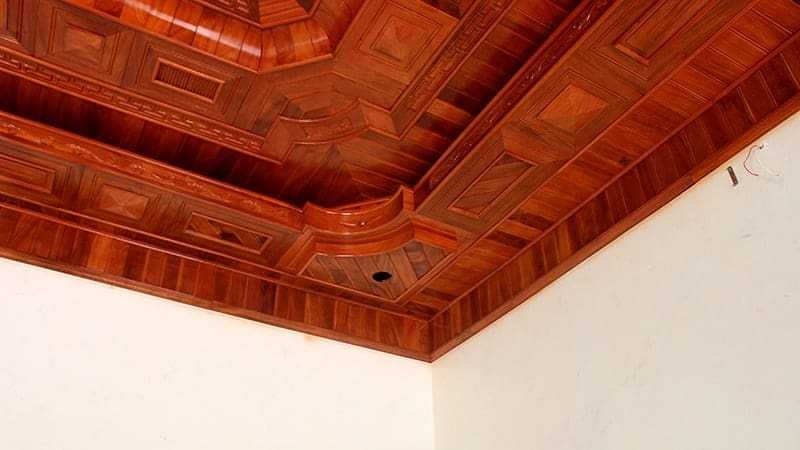 Trần gỗ trắc đen