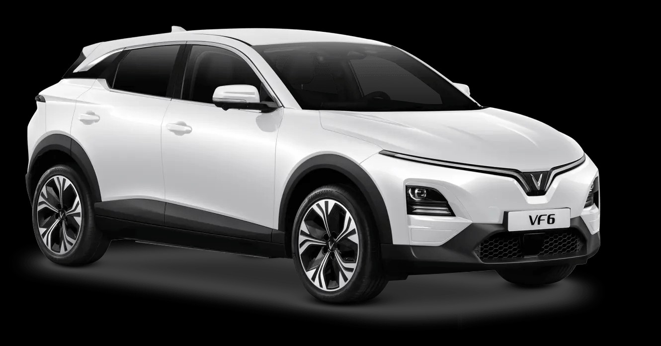 VinFast VF6 màu trắng thanh lịch