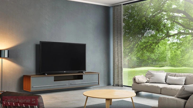 Cách đo kích thước tivi LG 43 inch