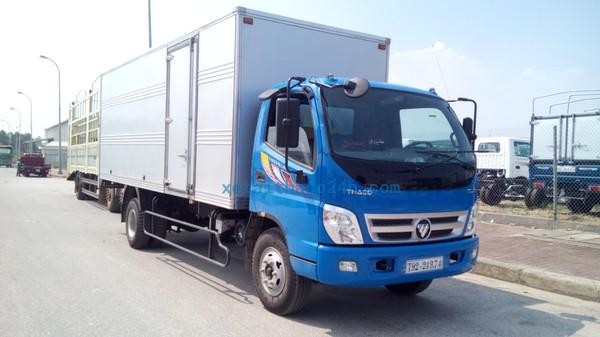 Hình ảnh mặt trước xe tải Thaco Ollin 700B 2015