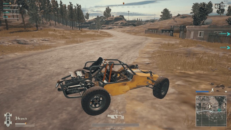 Imagen de un Buggy en PUBG Mobile