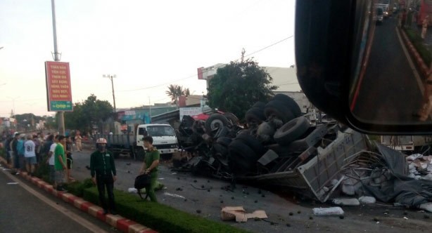 Hiện trường vụ tai nạn