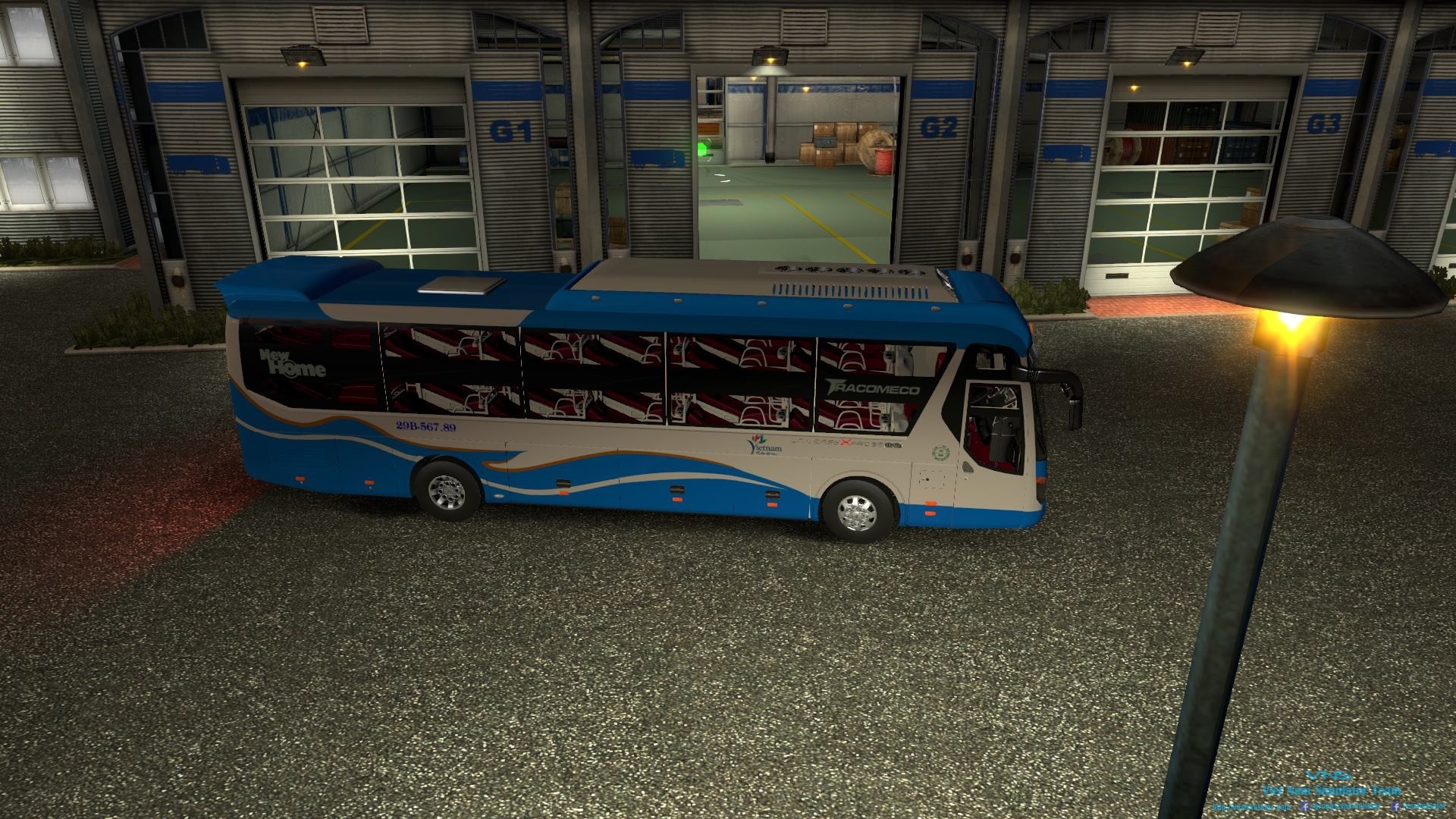 Hình ảnh xe Hyundai trong ETS2 trên đường