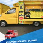 Hình ảnh xe tải bán hàng lưu động đa dạng sản phẩm