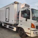 Xe tải thùng đông lạnh 3m5 di chuyển linh hoạt trong thành phố