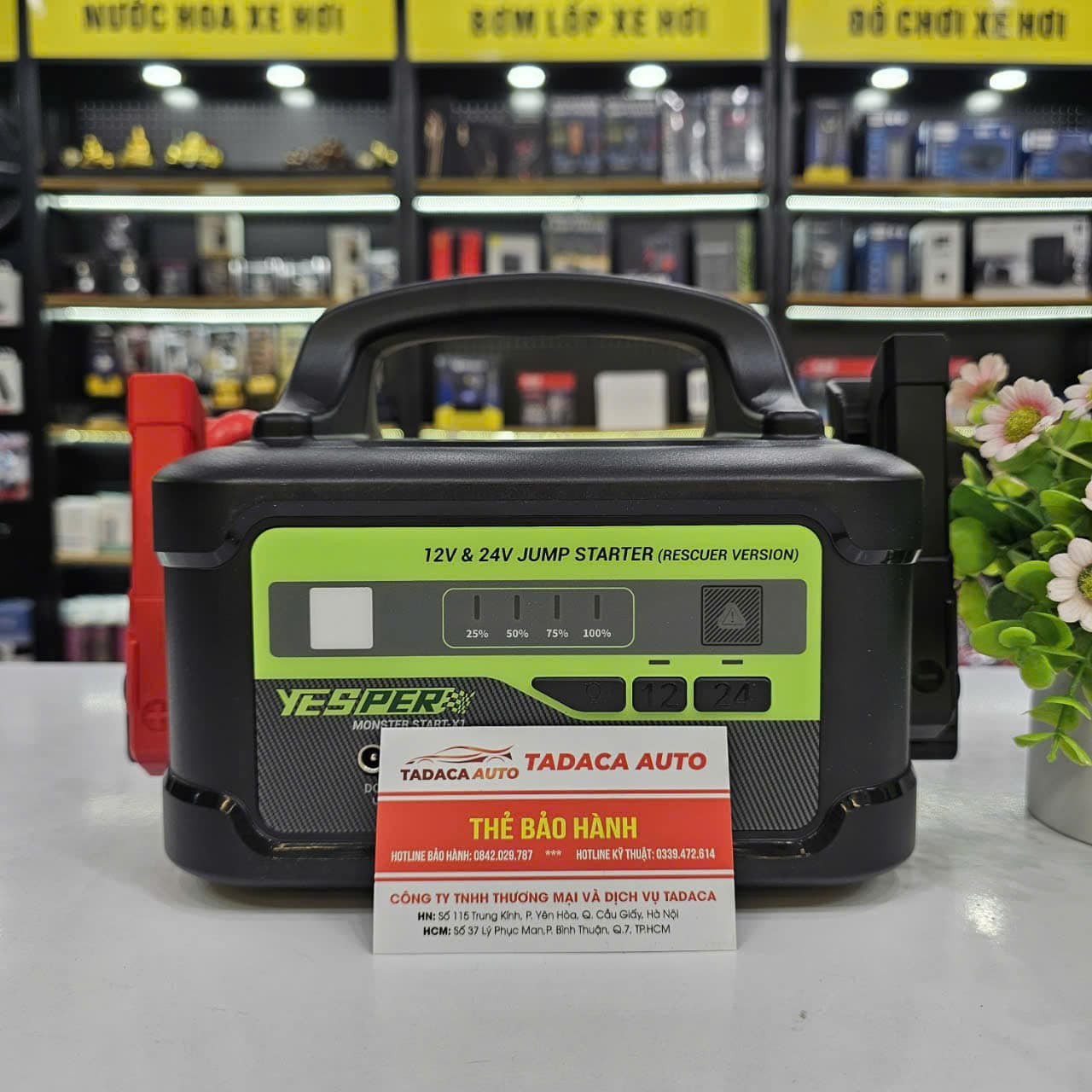 Yesper P1 3700A truck jump starter - full accessories kit