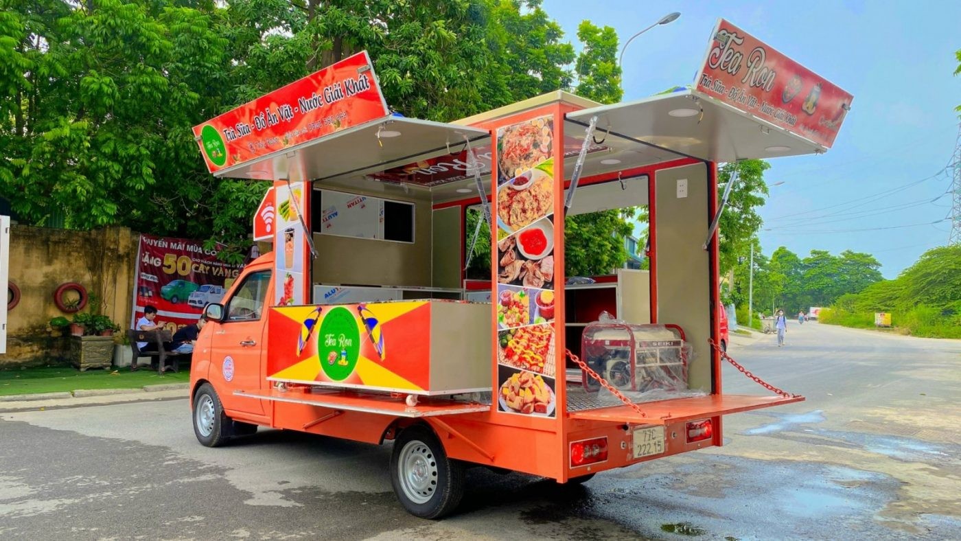 Food truck de thé au lait T30 – solution commerciale mobile intelligente pour le thé au lait.