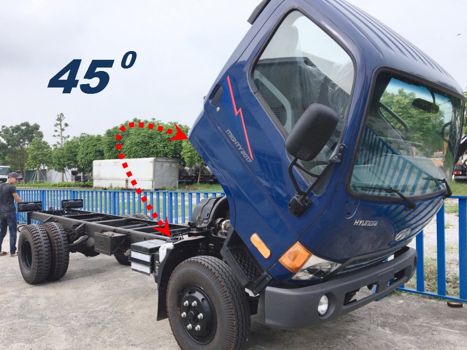 Châssis du camion Hyundai Mighty 2017 8 tonnes