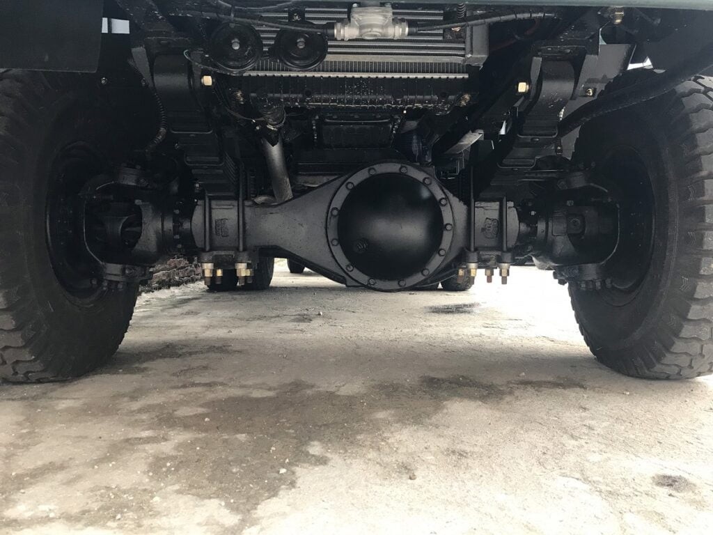 Cầu trước và cầu sau xe tải TMT 2 cầu